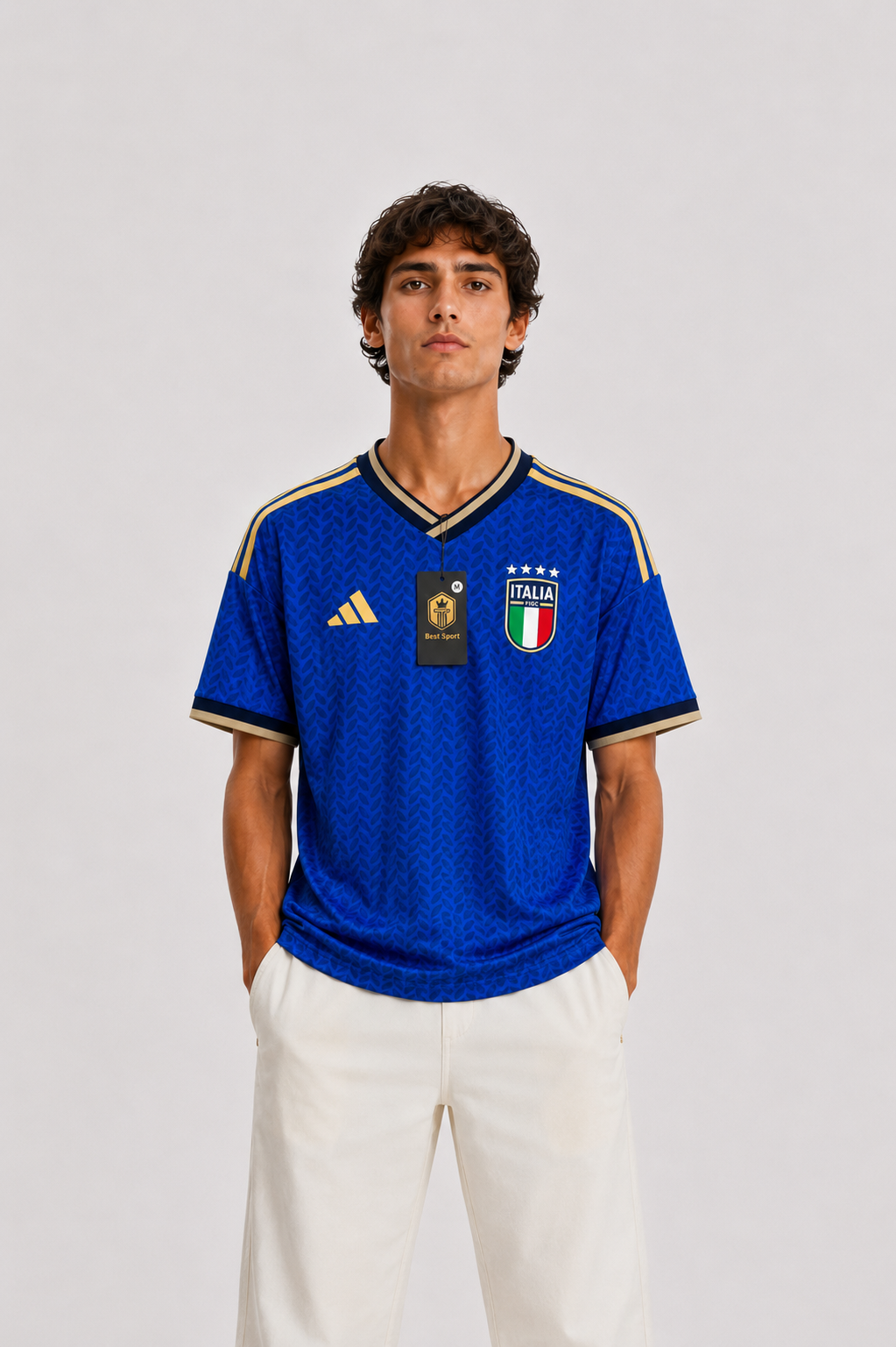 ChatGPT Image 20 مايو 2026، 07_39_12 م Italy Home Jersey Blue - Image 1