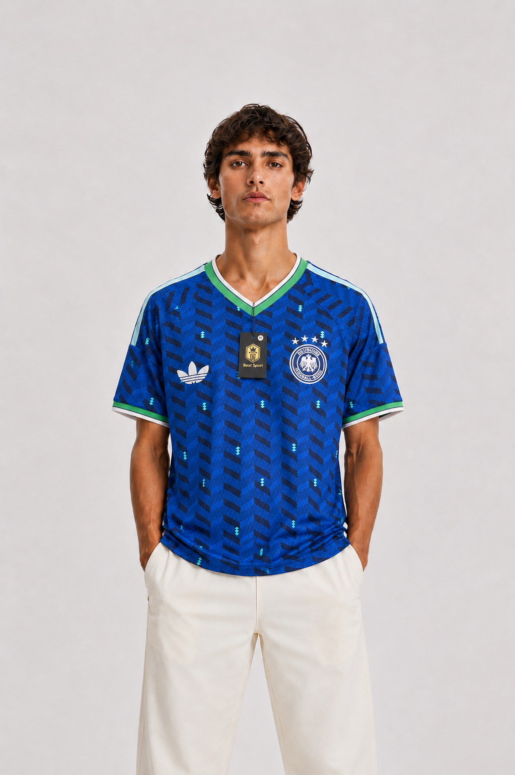 ChatGPT Image 20 مايو 2026، 07_41_32 م Germany Away Jersey Blue - Image 1